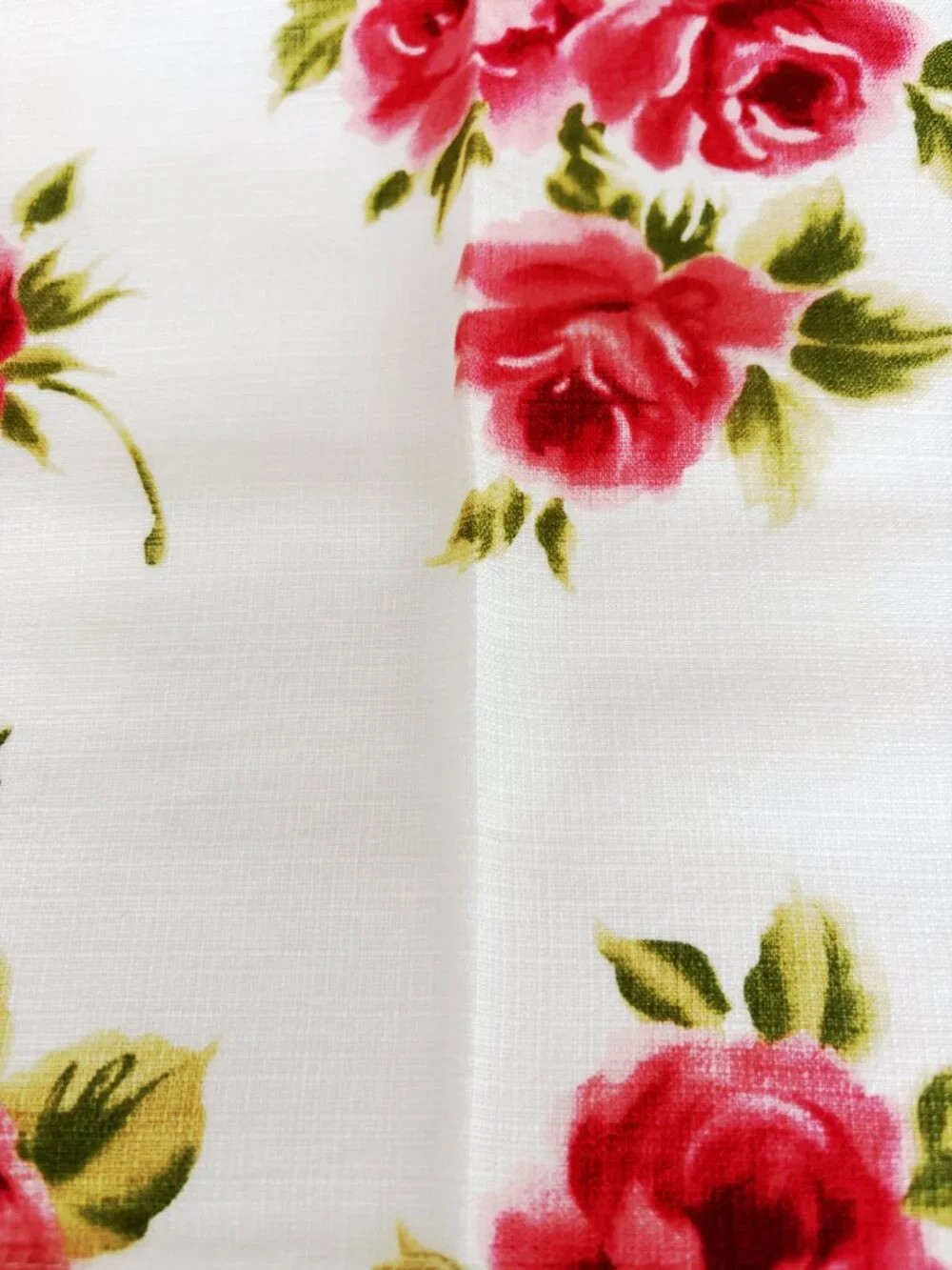 Renoma Vintage Cotton Floral Scarf Pink Roses Handkerchief 17